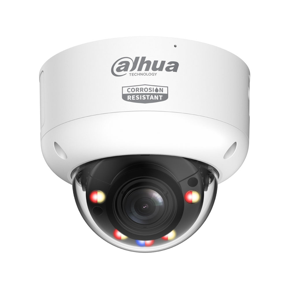 DAHUA-5417 | Domo IP Dahua WizSense 3 anticorrosión de 4MP con TiOC PRO y óptica motorizada para exterior