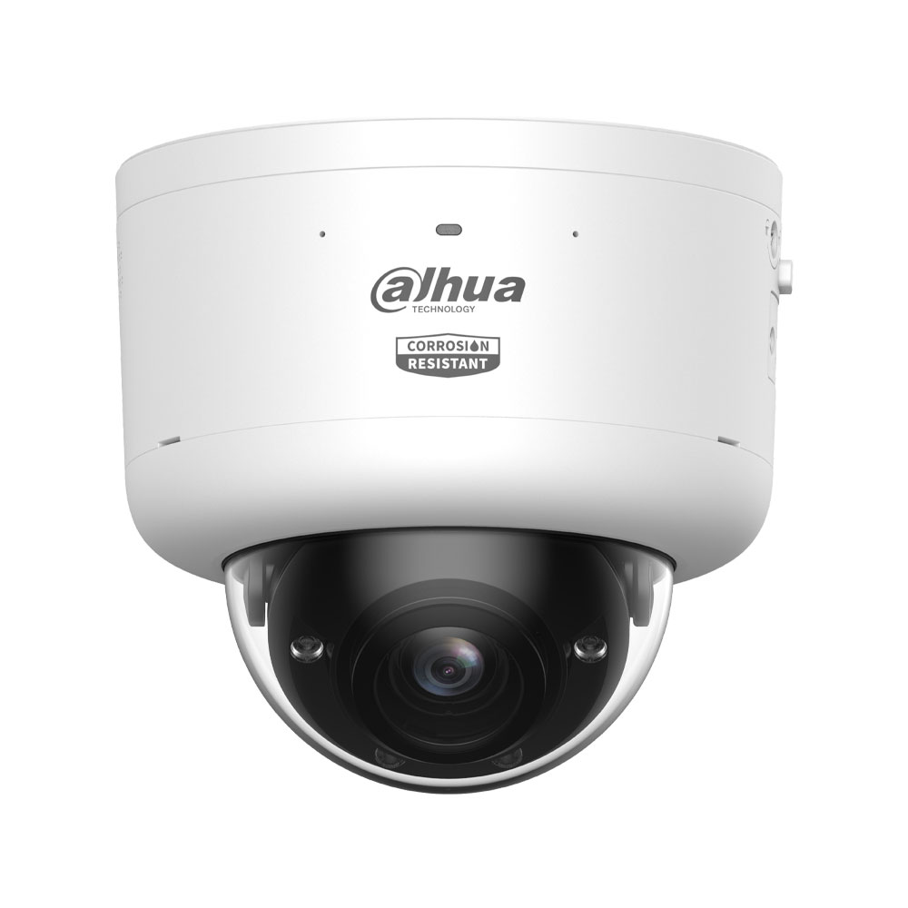 DAHUA-5443 | Domo IP Dahua WizMind 7 de 8MP anticorrosión con PTRZ, óptica motorizada 2,7-12 mm, Smart Dual Light, ANPR, WDR 140 dB e IP67