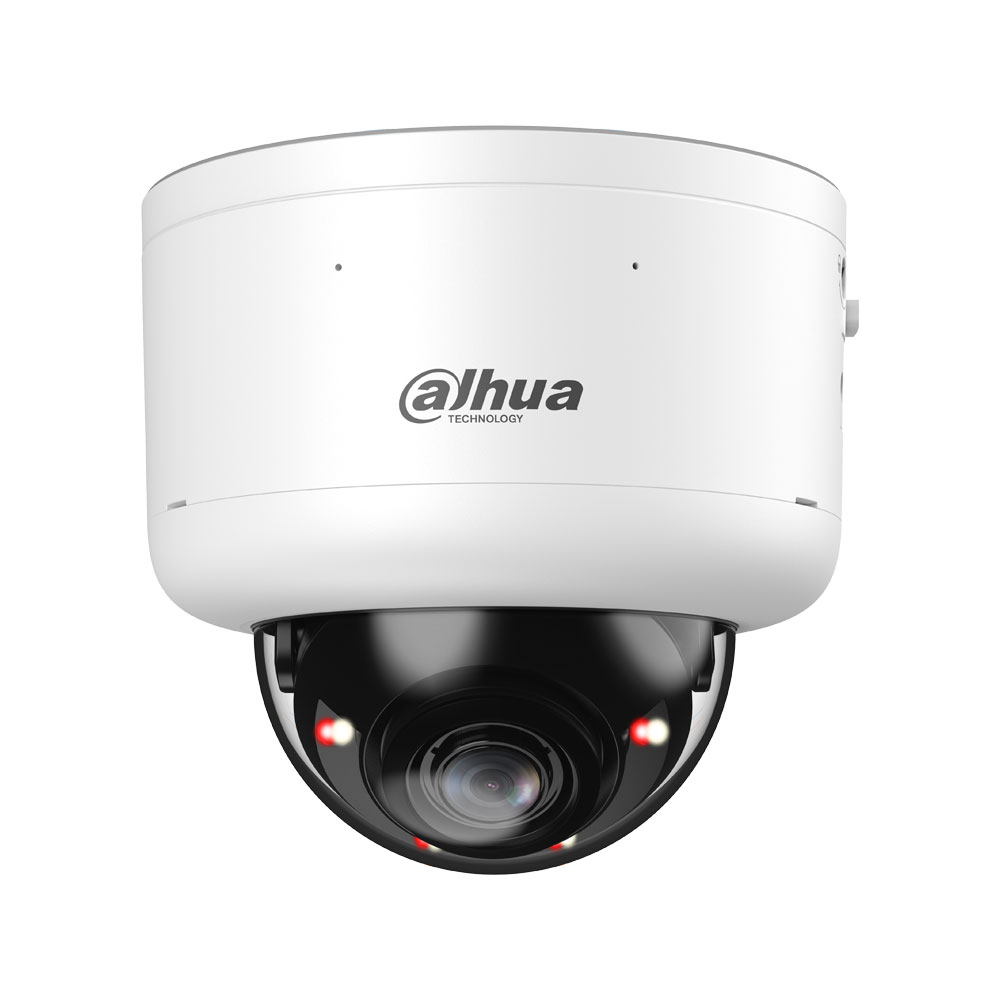 DAHUA-5533 | Minidomo IP Dahua WizMind 5 de 4MP con WizColor, PTRZ, IA y disuasión activa