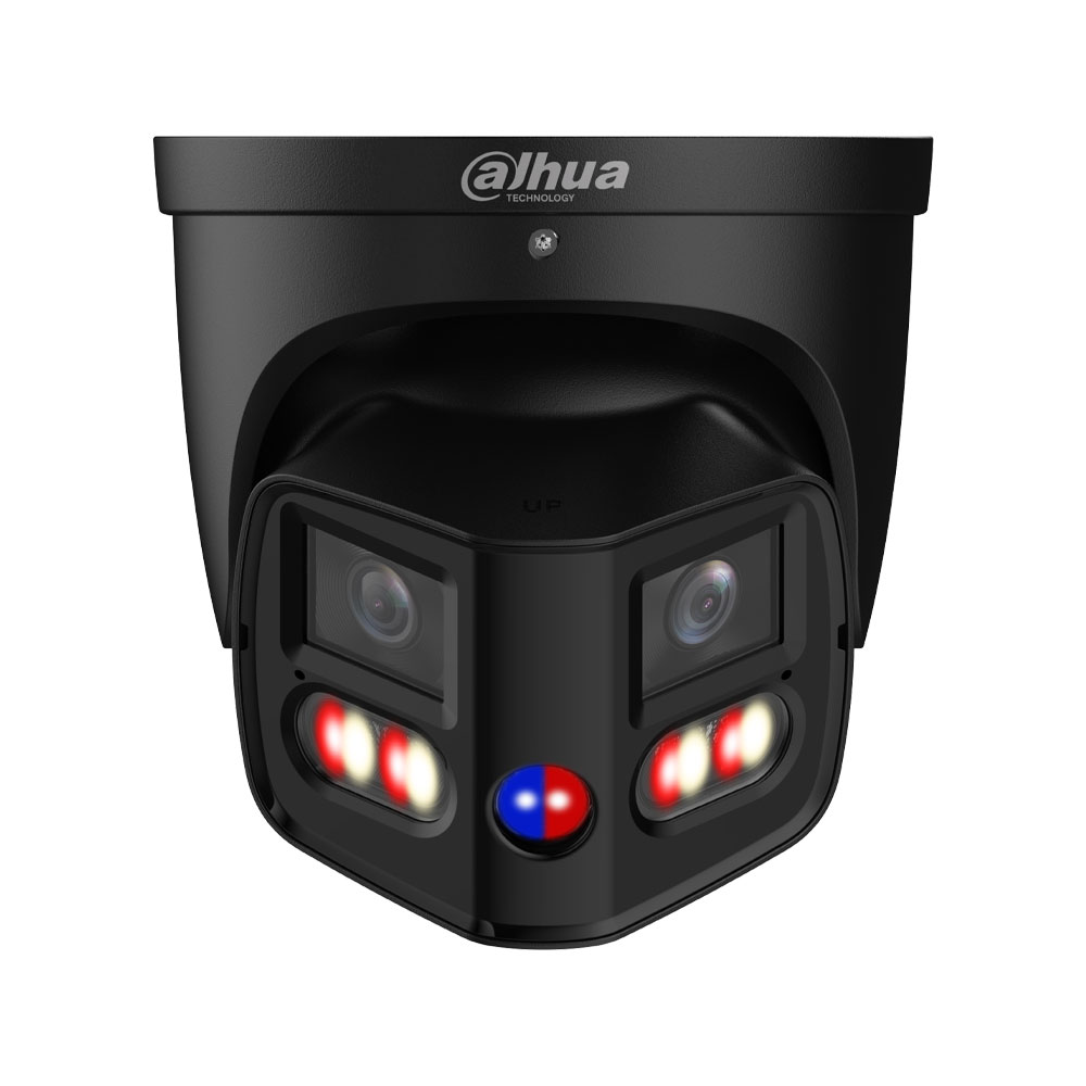 DAHUA-5539 | Minidomo IP panorámico Dahua WizSense 3 de 8MP con visión 180° en negro para exterior