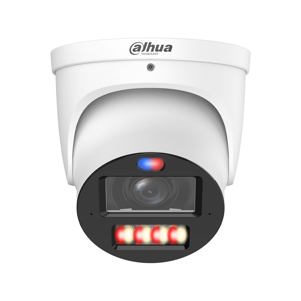 DAHUA-5546 | Minidomo IP Dahua WizSense 3 de 6MP con WizColor, TiOC PRO y óptica motorizada 2,7~12 mm
