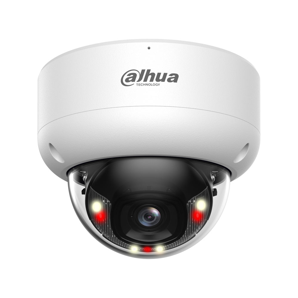 DAHUA-5560 | Domo IP Dahua WizSense 3 de 4MP con Smart Dual Light y óptica fija de 2,8 mm para exterior