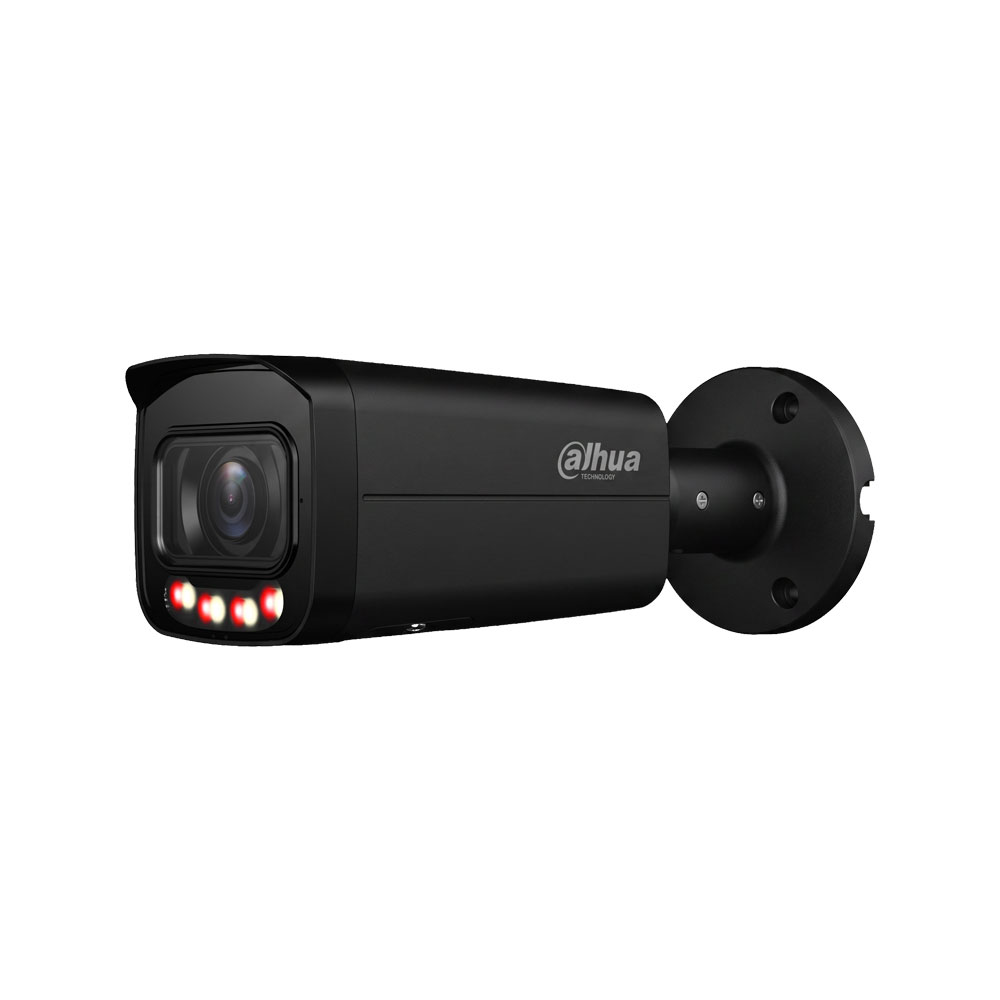 DAHUA-5605 | Caméra bullet IP Dahua WizSense 2 de 8MP avec Smart Dual Light, objectif motorisé et SMD Plus en noir