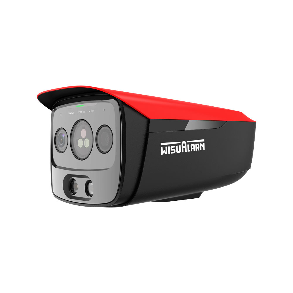 DAHUA-5634 | Caméra IP bullet Dahua thermique et visible de 5 MP avec détection de flammes par triple IR et protection IP67