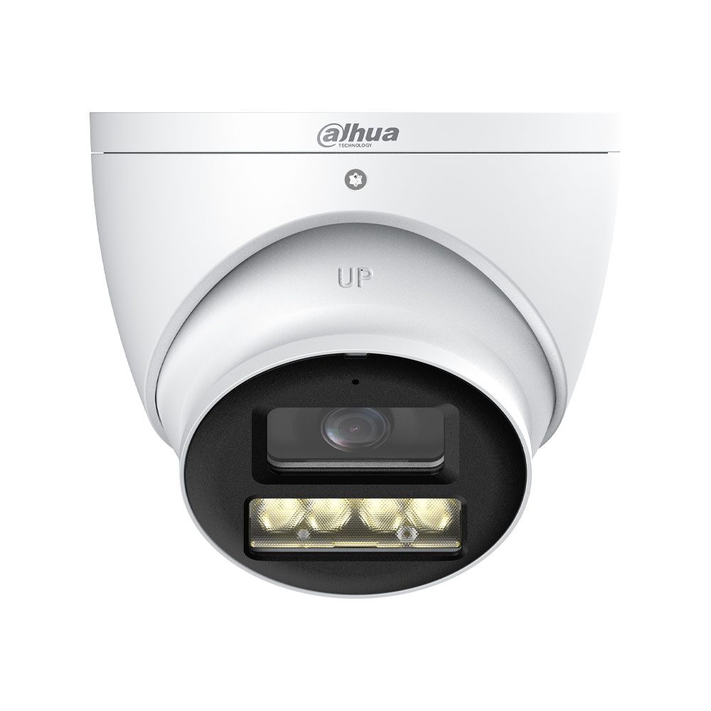 DAHUA-5308 | Cámara 4 en 1 Smart Dual Light Dahua Lite de 8MP con micrófono y óptica fija para exterior