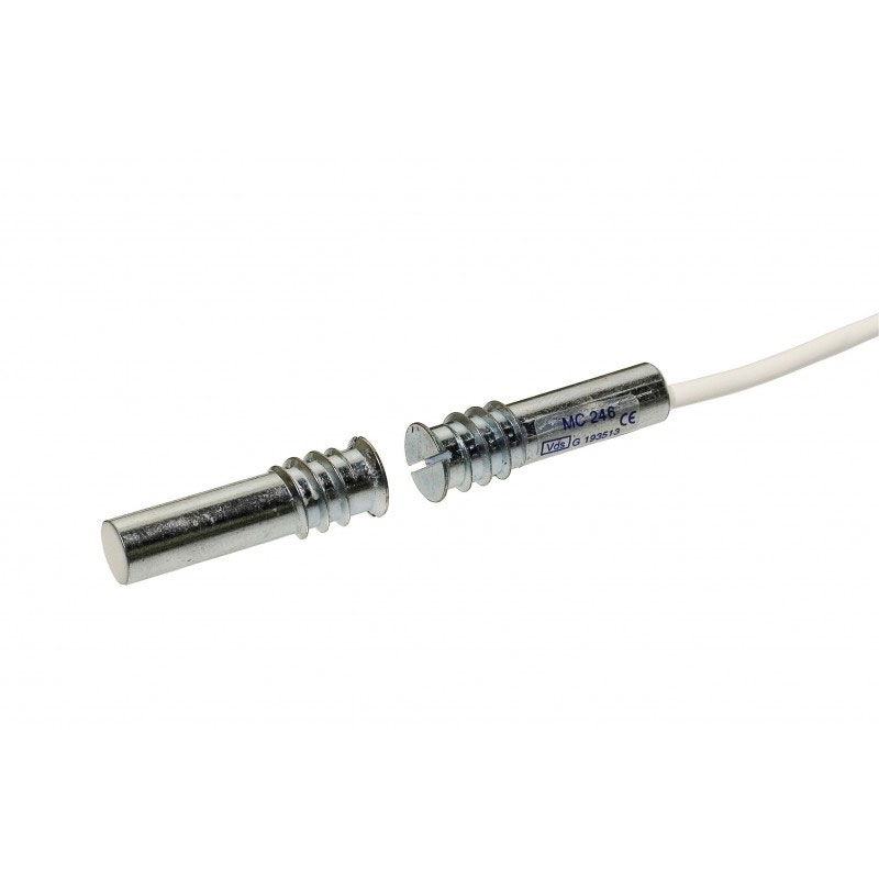 DEM-1076 | Magnetic contact to embed, NC/NA, 2 meters of cable. Grade 2