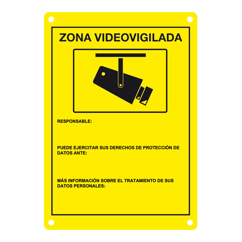 DEM-281 | Placa CCTV homologada en castellano   