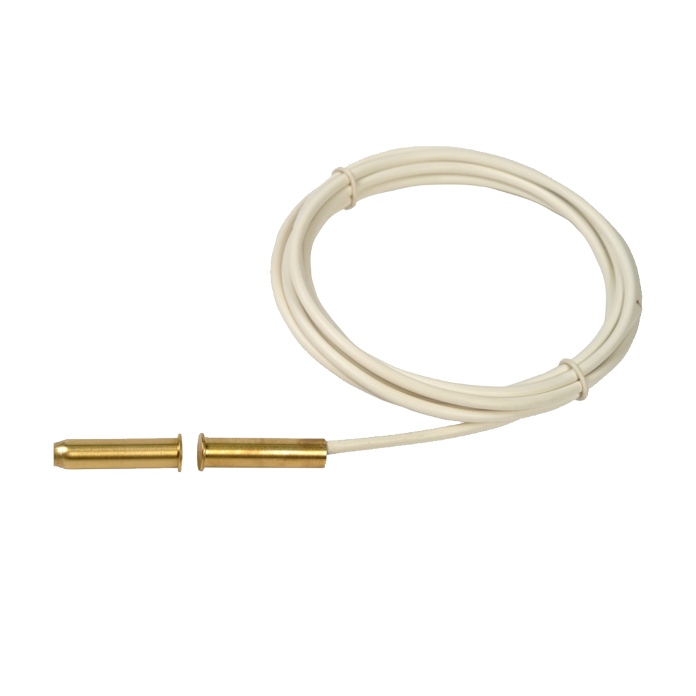 DEM-54-G2 | Contact magnétique pour montage encastré. Boîtiers en laiton externes. Distance d'ouverture / fermeture de fonctionnement Y de 10/6 mm. Distance d'ouverture / fermeture de fonctionnement Z de 11/6 mm. Alnico magnet 5. EN50131-2-6 Classe 2, Classe III.