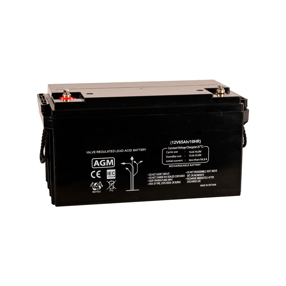 DEM-958 | Batteria AGM da 12 V / 65 Ah