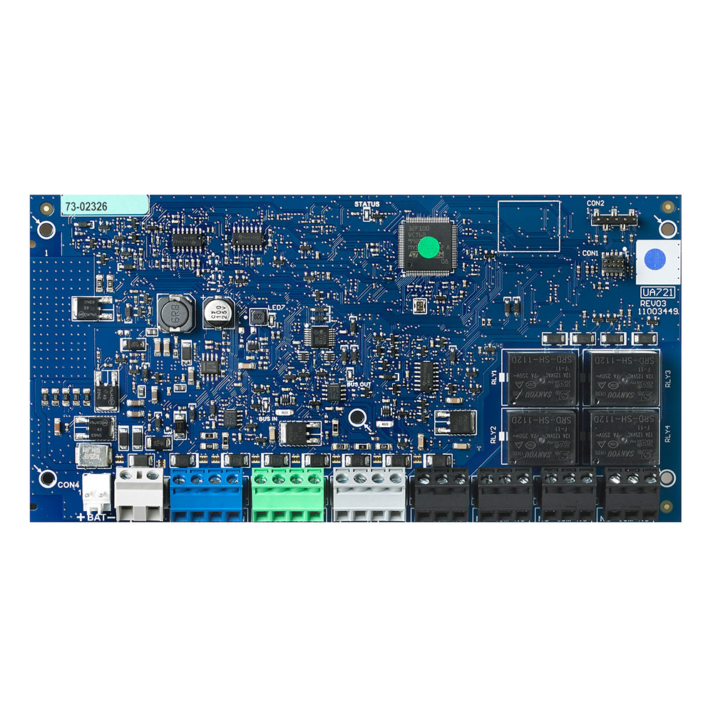 DSC-140 | Modulo amplificatore di Bus con 4 uscite di relé con fonte alimentazione 2 A per PowerSeries Pro. Grado 3.