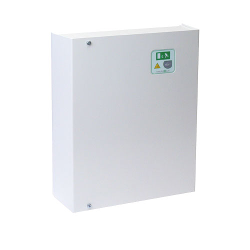 FOC-815 | Fuente de alimentación controlada por bus, que funciona con el sistema FIREscape y proporciona carga a las baterías de la luminaria.