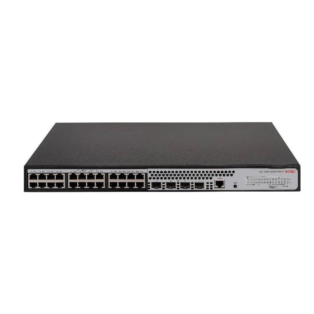 H3C-38 | Commutateur PoE L2 Gigabit 24 ports avec 4 emplacements Gigabit SFP