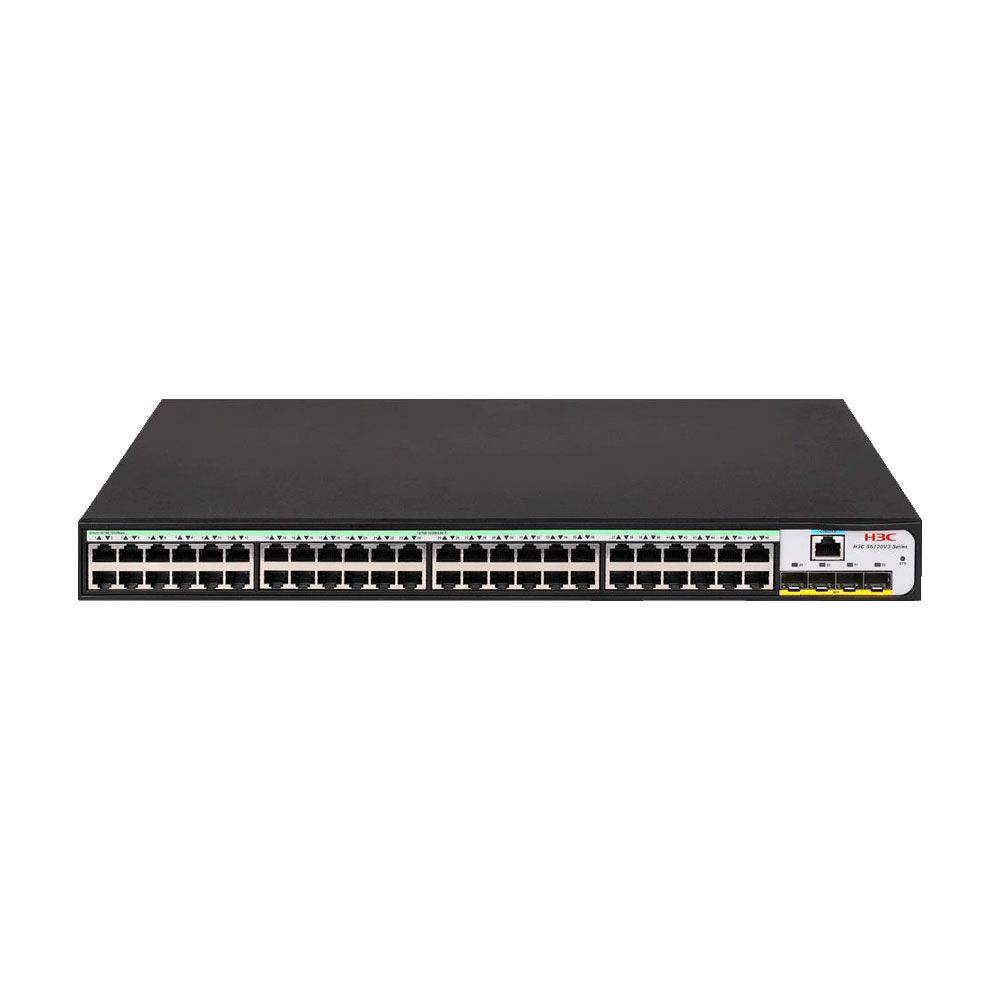 H3C-43 | Switch L2 de 48 puertos Gigabit y 4 puertos SFP+