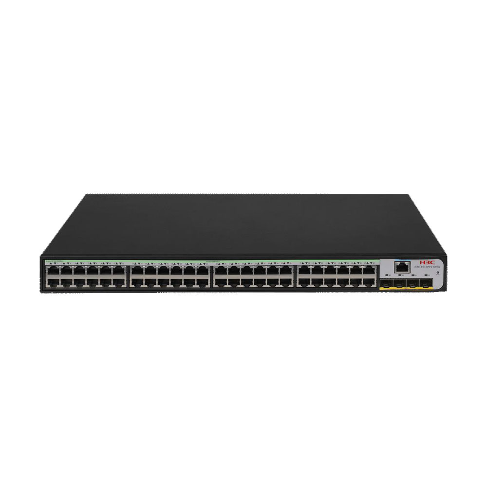 H3C-48 | Switch L3 de 48 puertos Gigabit y 4 puertos SFP+