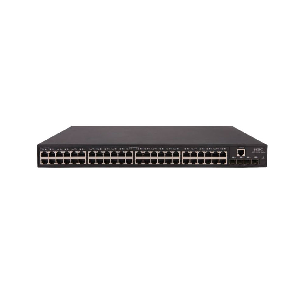 H3C-58 | 48-port Gigabit PoE+ L2 switch and 4 Gigabit SFP ports