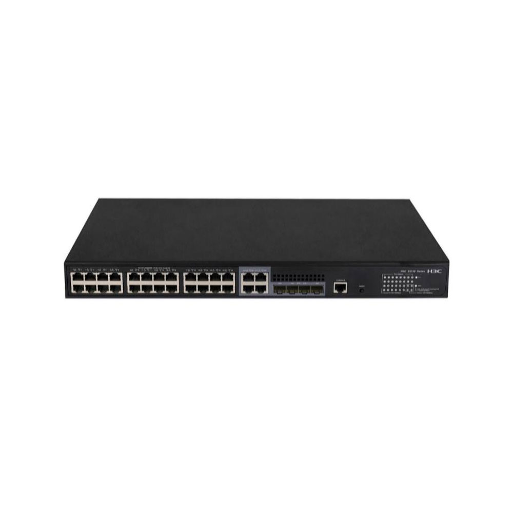 H3C-59 | 24-port, 4 SFP and 4 combo PoE+ L2 Gigabit L2 PoE+ switch