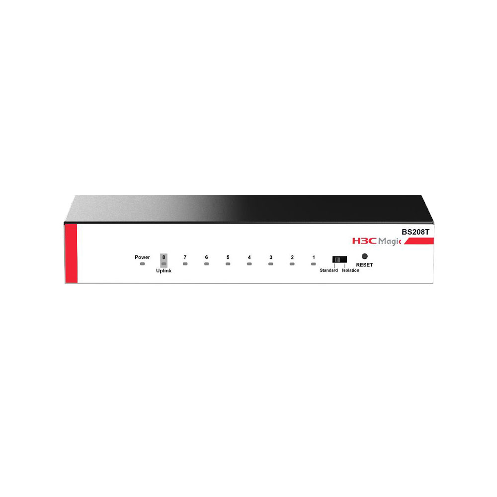 H3C-7 | Switch Gigabit de 8 portas