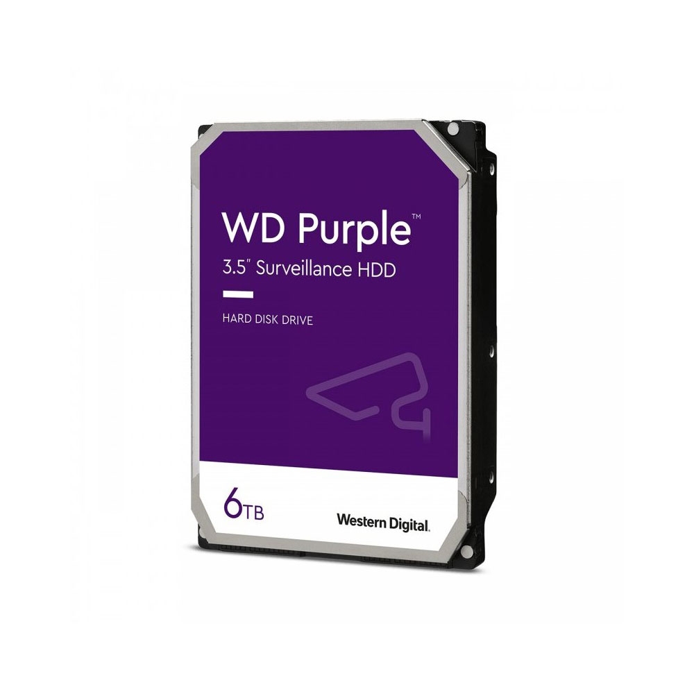 HDD-6TBN-PACK10 | Pacote de discos rígidos WD Purple para CCTV com suporte para NVR