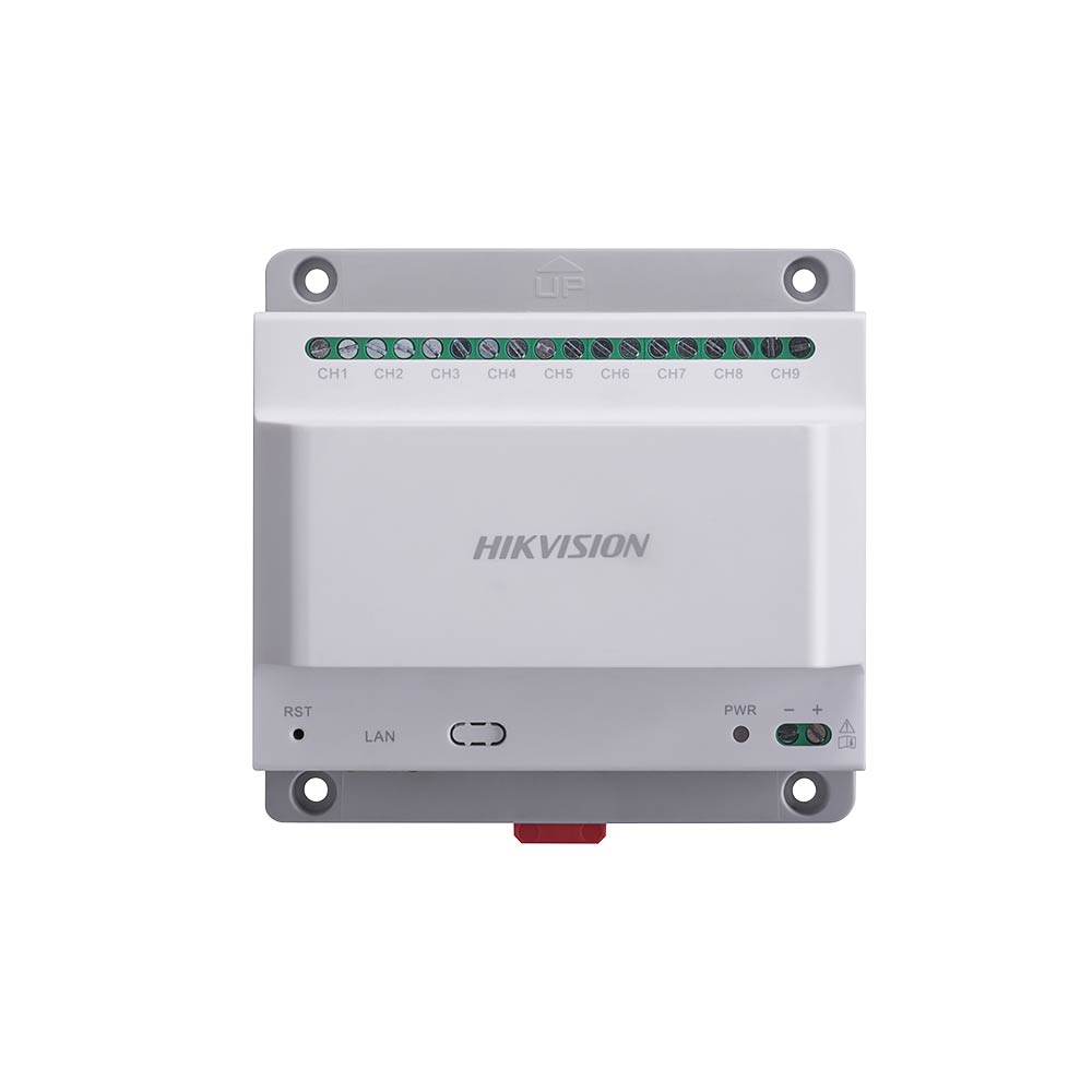 HIK-102 | 2 wire power supply with 9 channel interface. External switch supported. DIN rail mount suported. 24V DC.