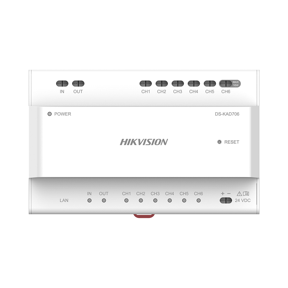 HIK-182 | Alimentador a dos hilos HIKVISION con interfaz de 6 canales