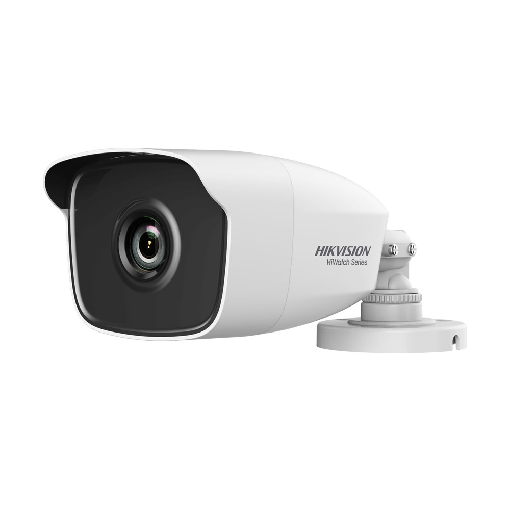 HIK-200 | Caméra HIKVISION® 4-en-1 de HIKVISION® avec éclairage IR intelligent de 40 m pour une utilisation en extérieur. CMOS 2MP. Sortie 4 en 1 (HDCVI / HDTVI / AHD / 960H). Optique fixe de 2,8 mm (103 °). Filtre ICR 0,01 lux. OSD, AGC, BLC, WDR numérique, DNR, luminosité, netteté, miroir. IP66 3AXIS. 12V DC
