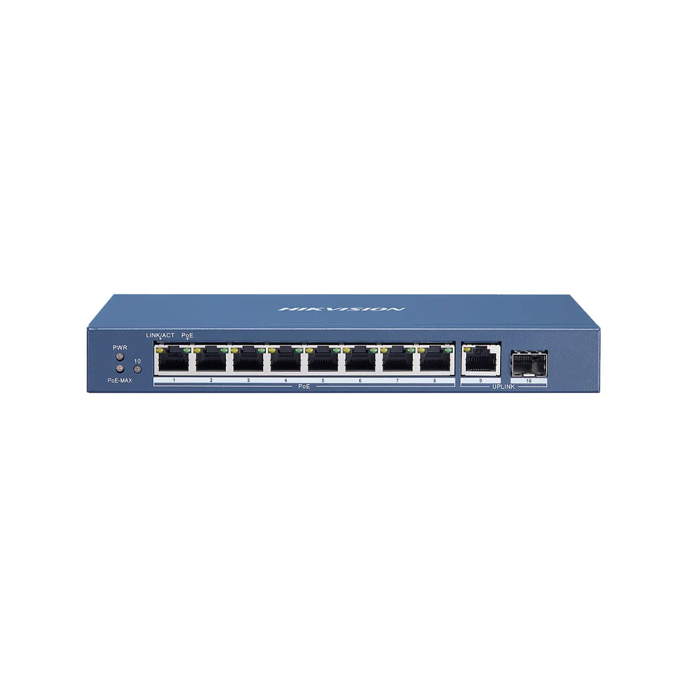 HIK-684 | Switch Hikvision de 8 puertos PoE Gigabit