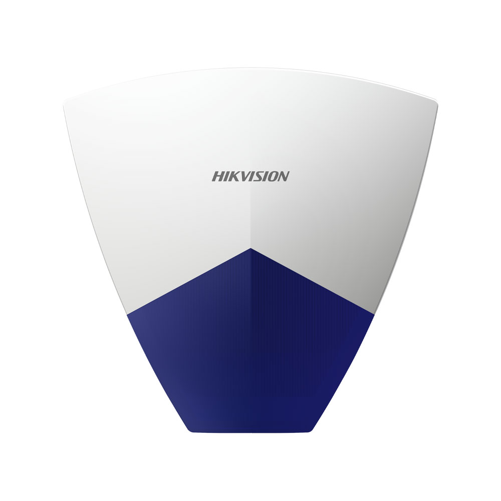 HIK-806 | Sirene exterior com fios Hikvision com luz piloto azul