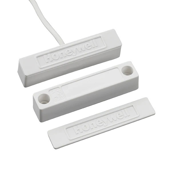 HONEYWELL-191 | Contacto magnético multiplexado V-Plex de Honeywell para montaje en superficie. Auto-programable. Protegido contra humedad e impactos. Compatible con control/comunicador 4140XMPT-2 y VISTA120. Certificado EN50131-2-6:2009-5 Grado 2 Clase Ambiental II