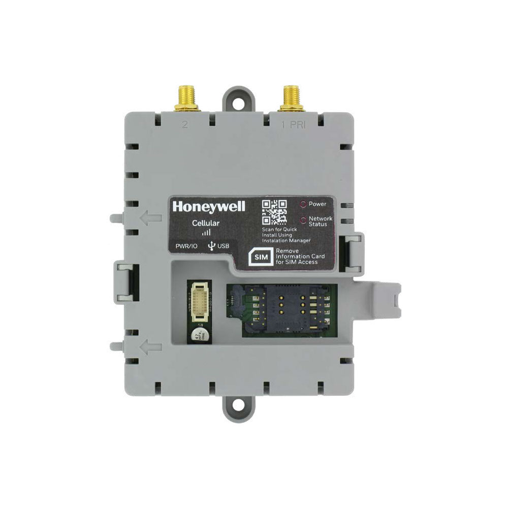 HONEYWELL-238 | Módulo de comunicación 4G/LTE para paneles MAX PRO. Aplicable en comunicación primaria o respaldo de MPI. Entrega de alarmas y mensajes para supervisión
Ruta de respaldo para conexión Ethernet. Radiocomunicación celular. Se suministra con 2 antenas (SMA) y accesorios de montaje. Tarjeta SIM (mini SIM) no incluida