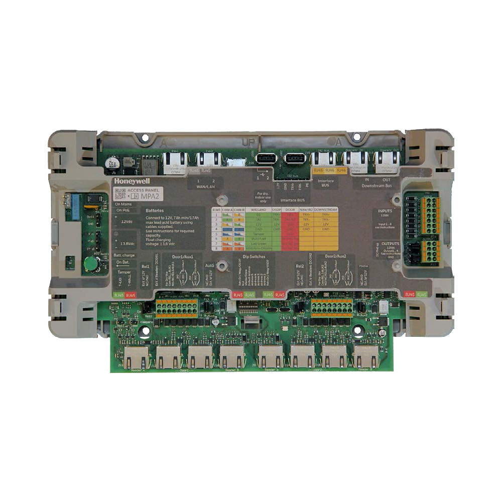 Panel HONEYWELL de control de accesos MPA2 para 4 puertas HONEYWELL