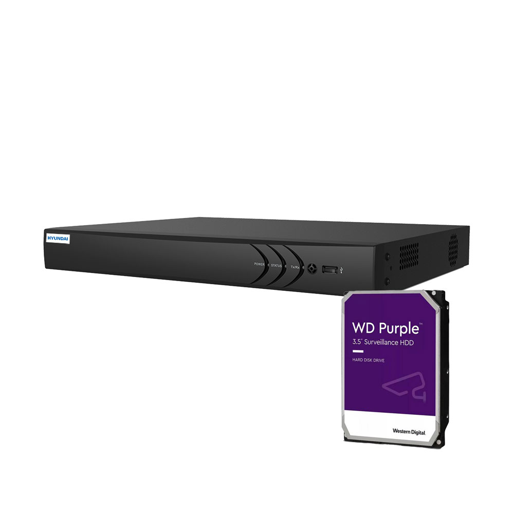 HYU-1068-3TB | NVR IP a 16 canali con PoE+