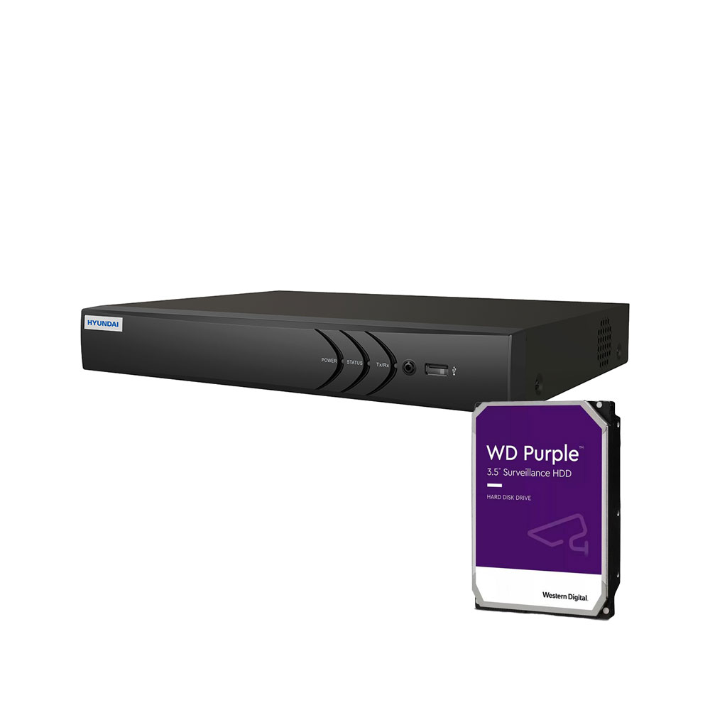 HYU-1070-2TB | HYUNDAI NVR IP a 8 canali con PoE