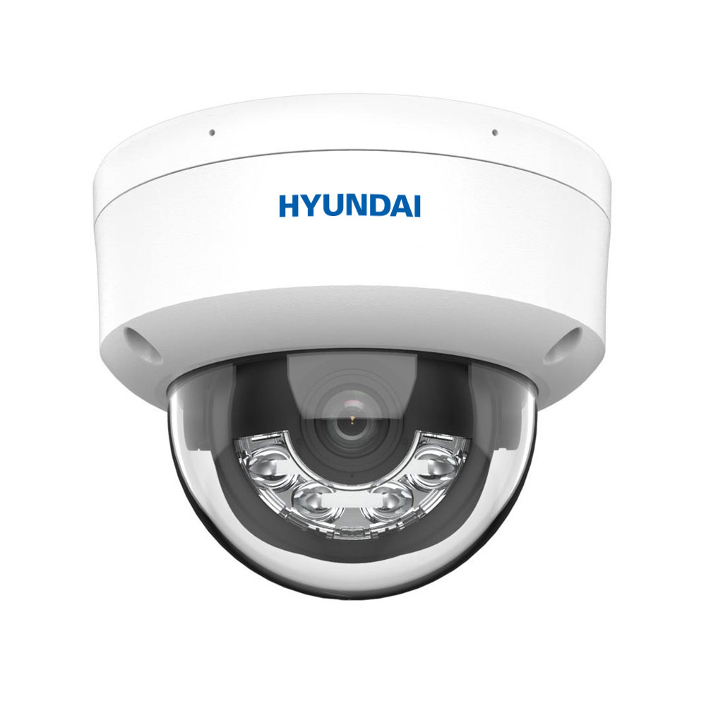 HYU-1106 | Dome IP de 6MP com Smart Hybrid Light para utilização no exterior