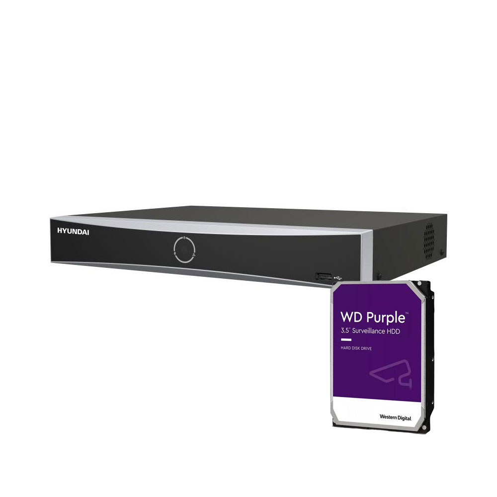 HYU-1114-1TB | NVR IP a 4 canali con PoE
