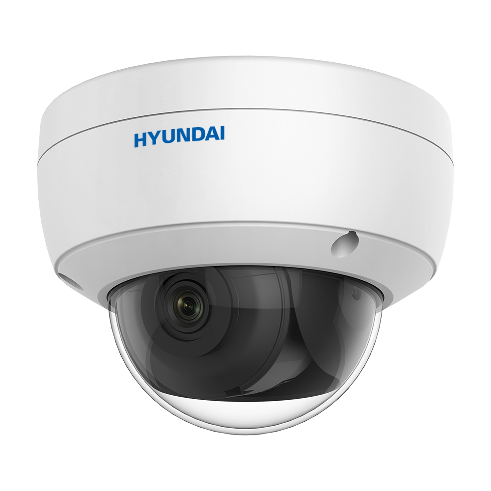 HYU-614 | Domo fijo IP AIsense de 2MP con iluminación infrarroja 30m, antivandálico apto para exterior