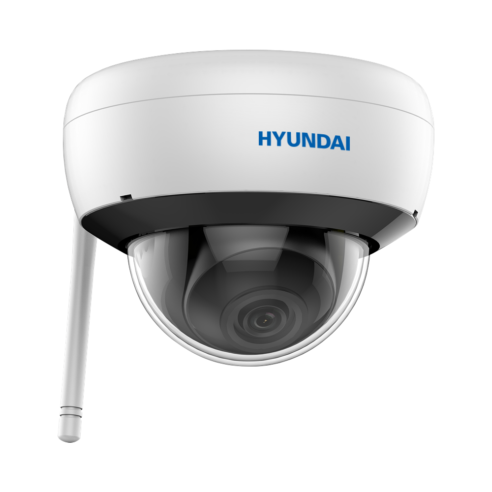 HYU-649 | Domo fijo WiFi IP con iluminación infrarroja 30m, de exterior de 2 Megapíxels. Formato H.265+/H.265/H.264+/H.264//MJPEG. CMOS 1/2,8" de 2MP. Stream Dual. Filtro mecánico. 0,028 lux. Óptica fija de 2,8 mm (114°). OSD, AGC, 3D-DNR, BLC, WDR digital, máscaras de privacidad, ROI. Incorpora micrófono. Ranura MicroSD/SDHC/SDXC. IP66. 2AXIS. 12V CC.