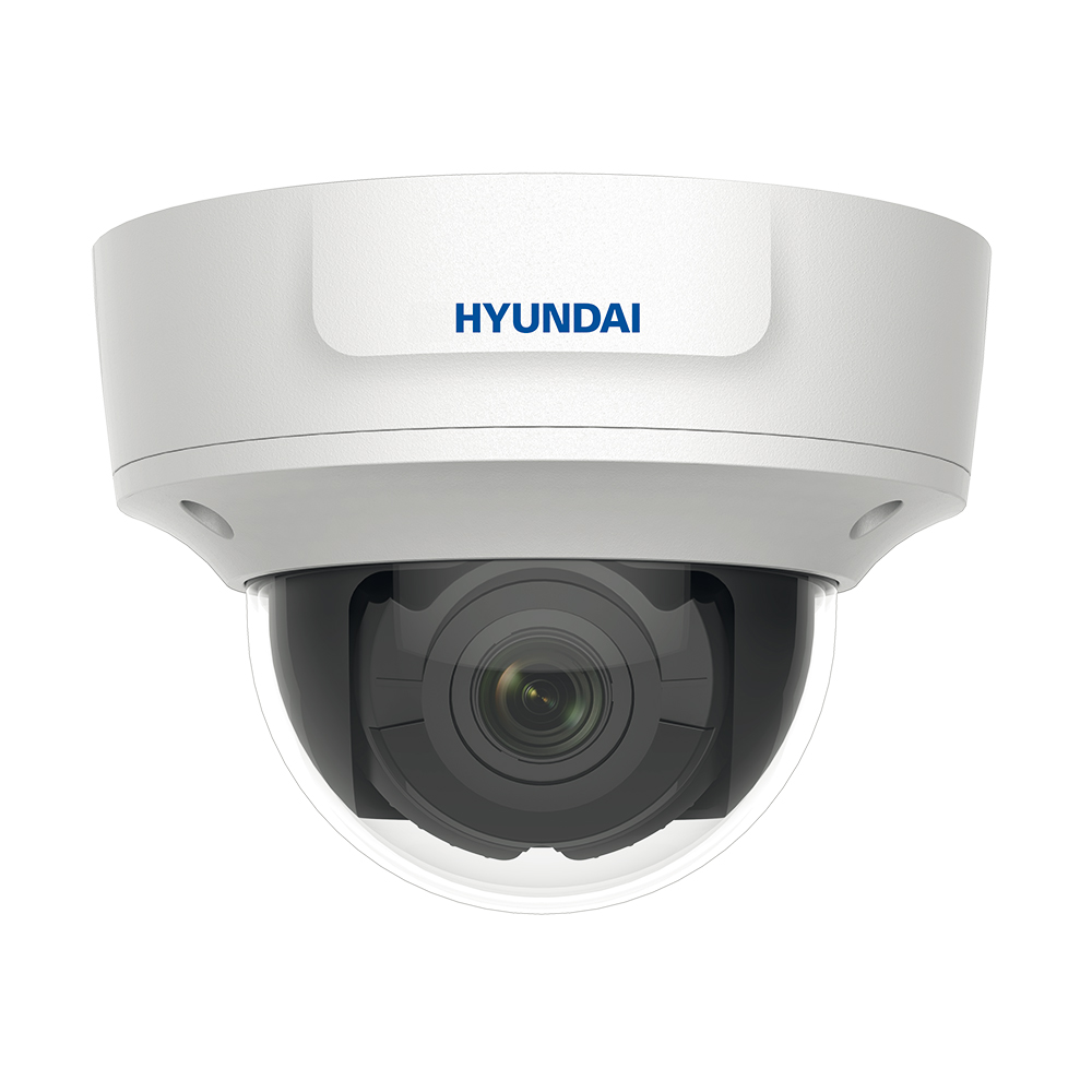 HYU-772 | Domo fijo IP HYUNDAI NEXT GEN Performance Line con iluminación infrarroja 30m, antivandálico de exterior de 2 megapíxele