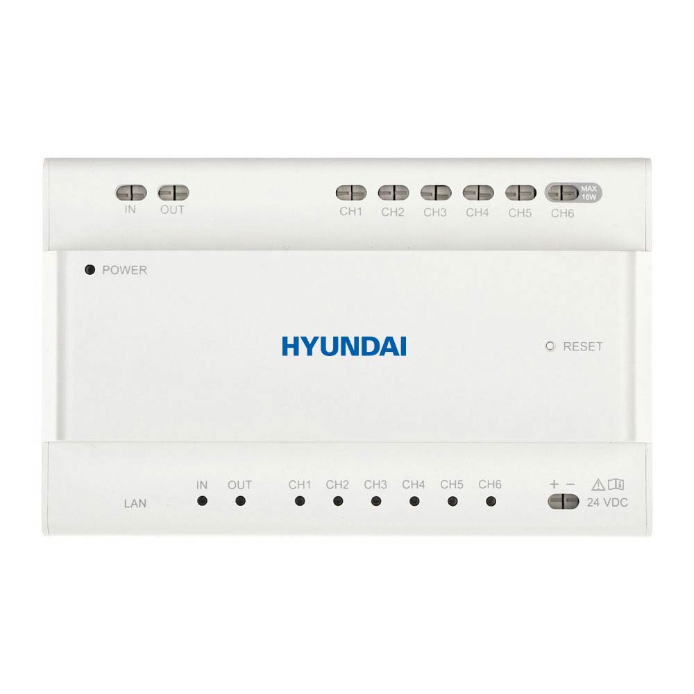 HYU-833 | Distributeur vidéo / audio HYUNDAI threads avec 6 interfaces en cascade