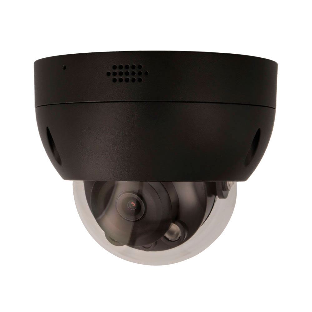 IPC-D24-ZAS-L-B-NB | 4MP Smart Dual Light Active Deterrence Lite AI vandal resistant IP dome for outdoor use