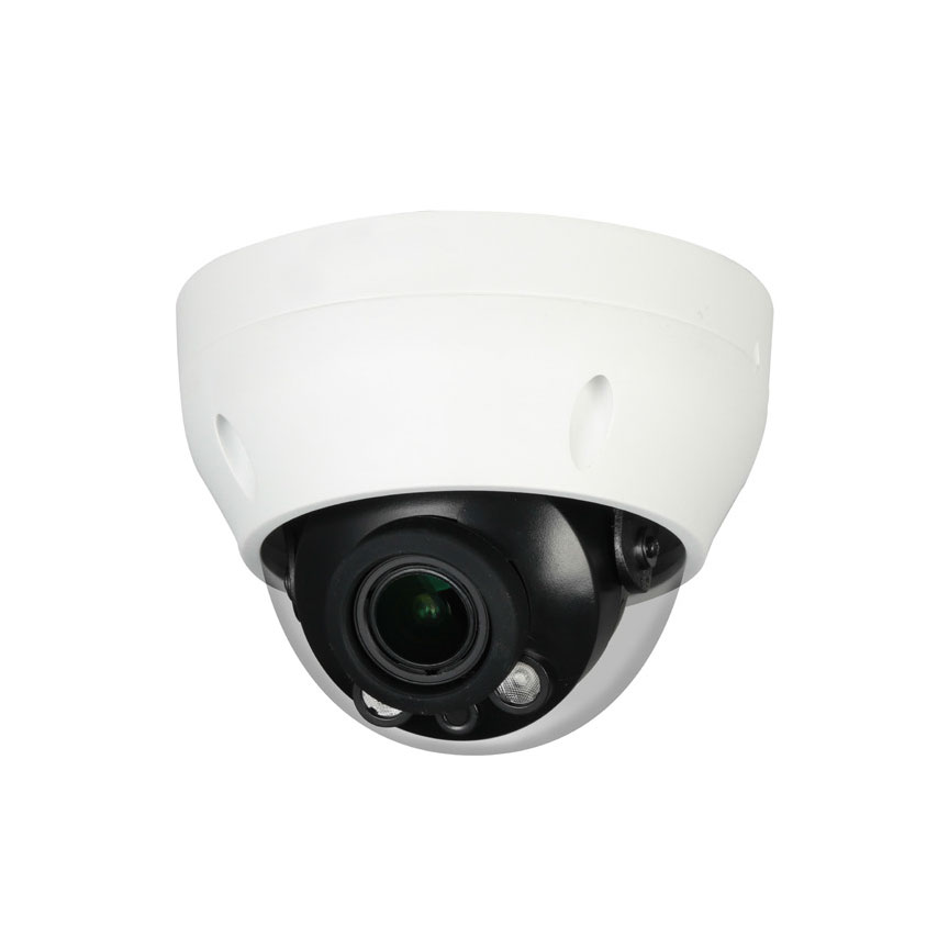 IPC-D4Z | Fixed IP dome with Smart IR of 30 m for outdoors. 4MP 1/3 ”CMOS. Dual Stream. H.265 + / H.265 / H.264 + / H.264 / MJPEG format. Up to 4MP resolution at 20ips. ICR filter. 0.05 lux F1.8. Motorized 2.8 ~ 12mm (97 ° ~ 31 °) lens. OSD, AWB, AGC, BLC, HLC, digital WDR, 3D-DNR, 4 ROI zones, mirror, video sensor and privacy masks. MicroSD slot. Onvif, API. IP67. 3AXIS. 12V DC. PoE.