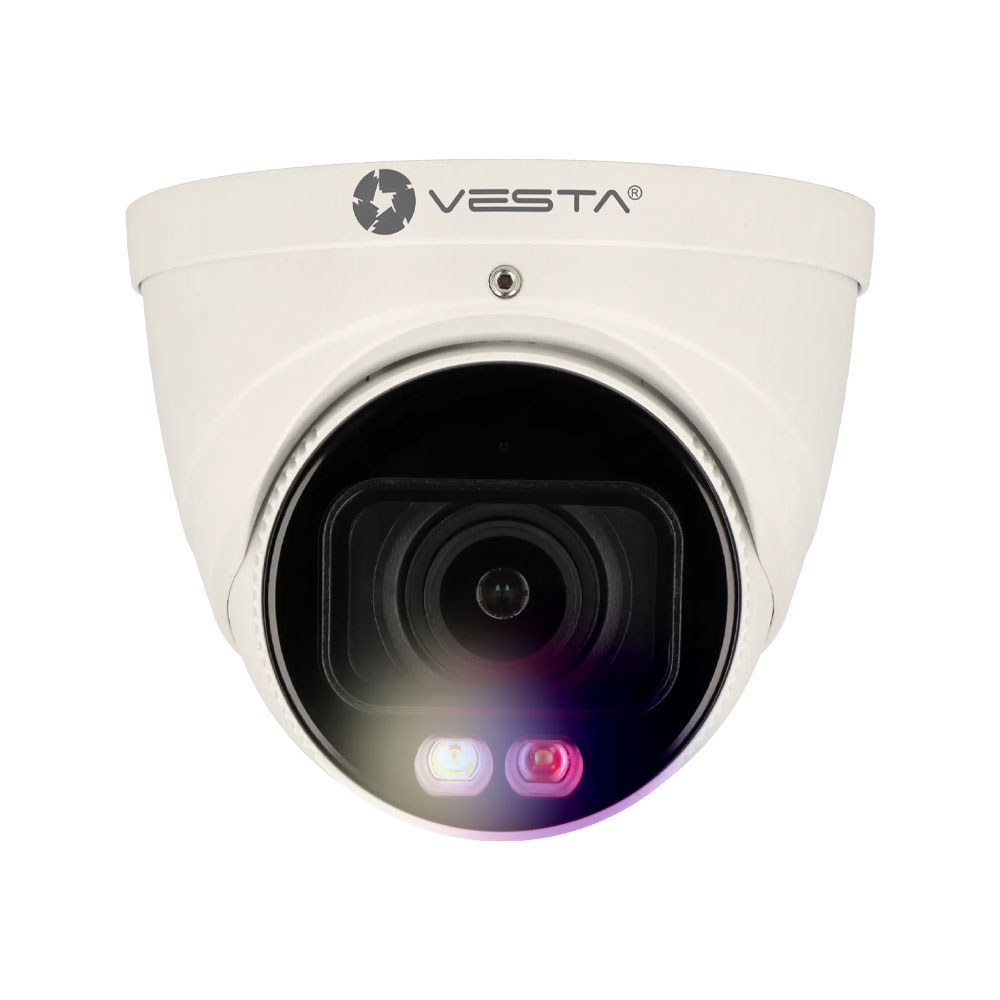 IPC-T54-ZAS-PV | Domo IP VESTA Advanced Video Smart Dual Light Dark Killer Active Deterrence de 4MP para exterior