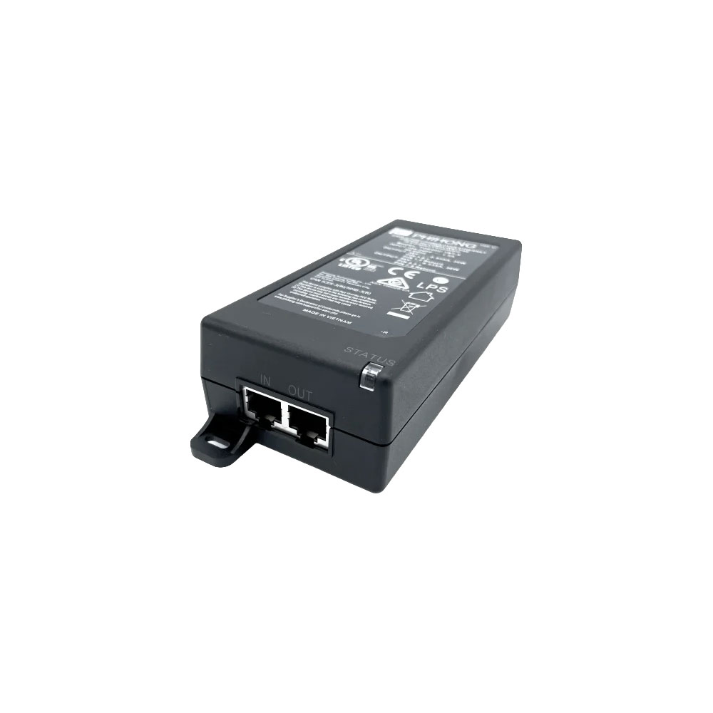MOBOTIX-93 | Inyector PoE++ MOBOTIX de 60 W IEEE 802.3bt para redes Gigabit