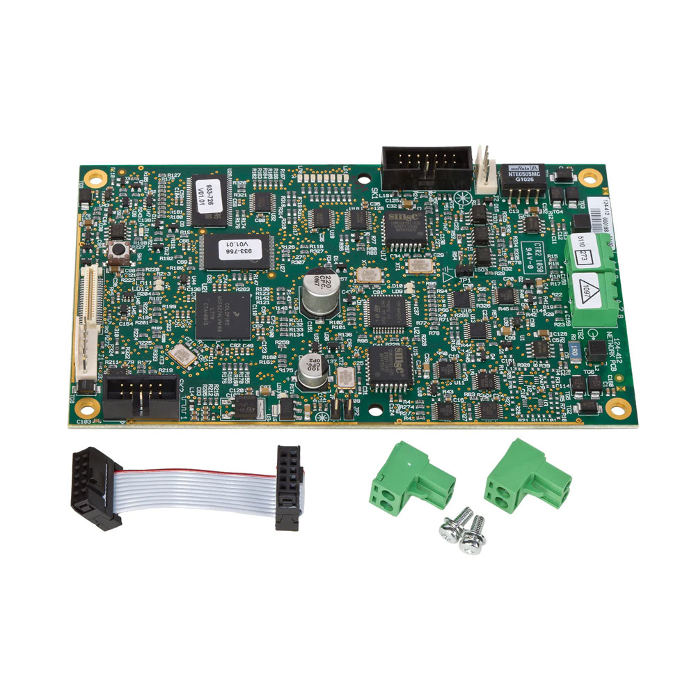MORLEY-110 | Módulo de red para conexión de centrales DX-C. Tarjeta interfaz que permite conectar 2 o más centrales DX CONNEXION en red. Incorpora circuito de aislamiento eléctrico entre nodos. Distancia máxima entre nodos hasta 1200 metros (dependiendo del cable utilizado). Se precisa una tarjeta por central