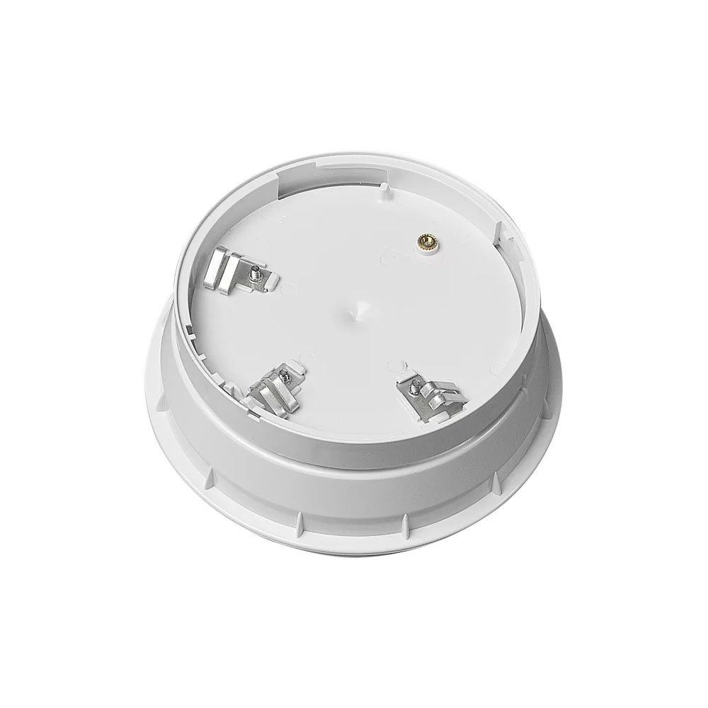 MORLEY-185 | Sirena MORLEY-IAS integrada en base de detector con aislador y 32 tonos, blanca