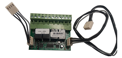 NOTIFIER-174 | Tarjeta de 4 relés NA/NC configurable.