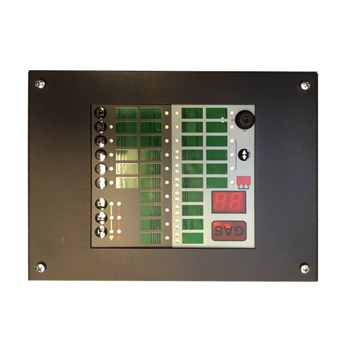 NOTIFIER-228 | Repetidor remoto das teclas de estado e de função da unidade de controlo de deteção e extinção NOTIFIER-227 (RP1R-SUPRA) co