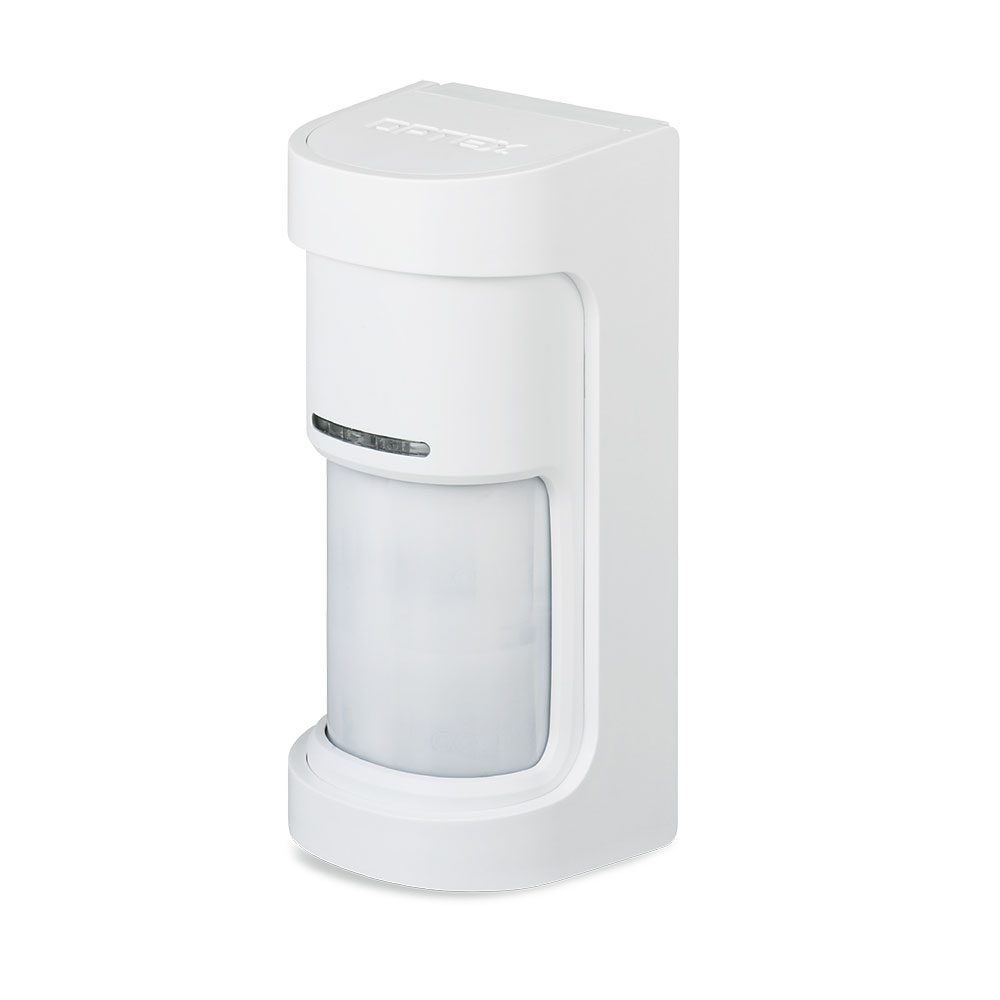 OPTEX-162 | Detector PIR panorámico 180° de la serie WX Shield para exteriores con antimasking por LED activo