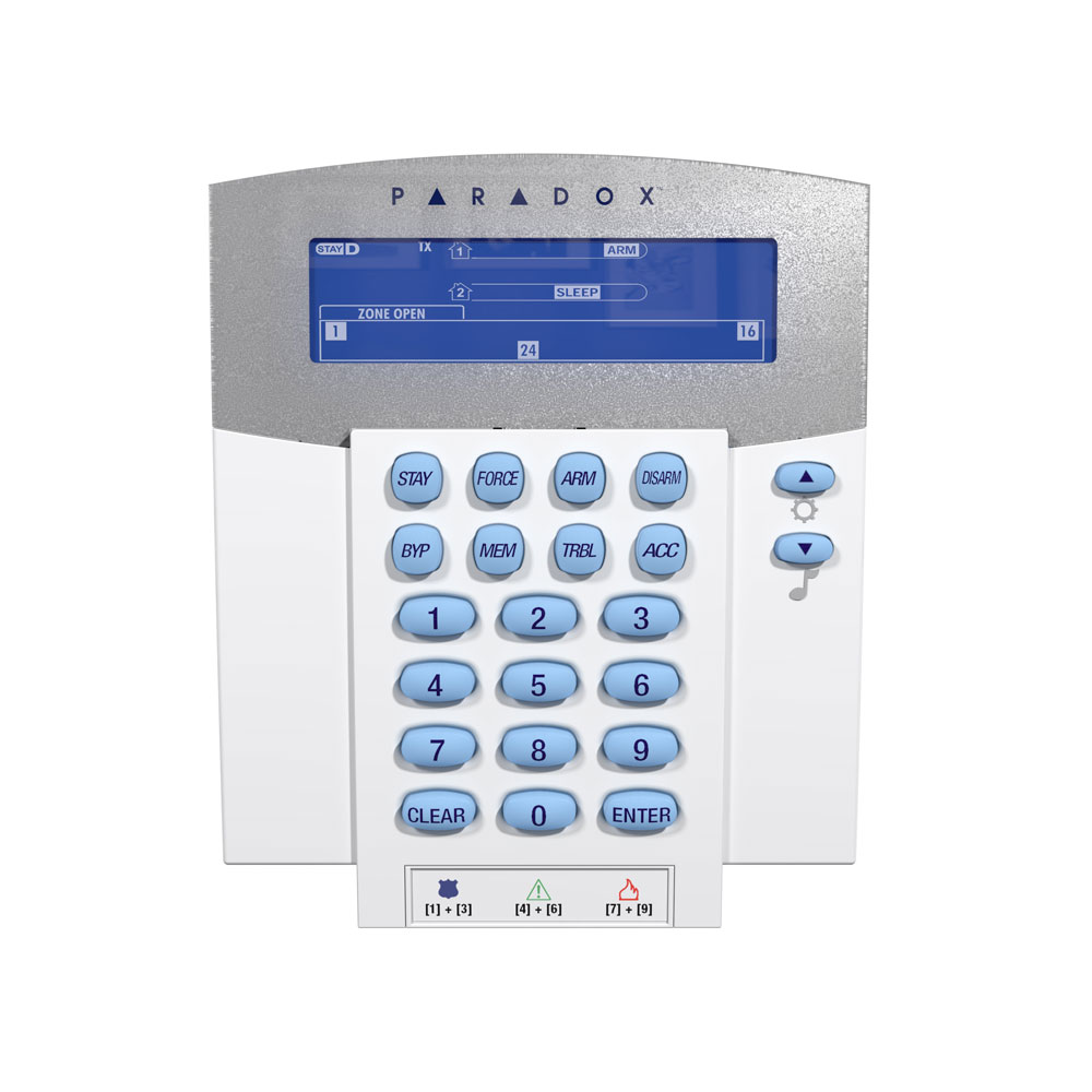 PAR-355I | 32-zone radio LCD keypad