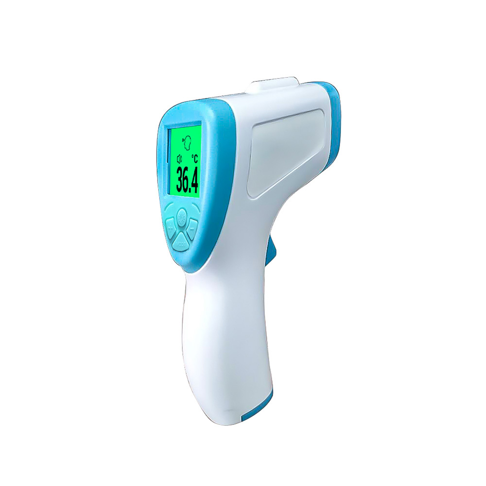 SAM-4650 | Thermomètre infrarouge AirSpace pour la mesure de la température corporelle. Mesure rapide. Sonde infrarouge. Plage de mesure: 32 ° C ~ 42,9 ° C. Précision de ± 0,3 ° C Écran LCD. Écran d'arrêt automatique. Il fonctionne avec deux piles AAA. Utilisation dans l'intérieur