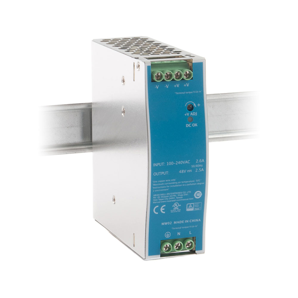 SAM-6764 | 120W/48VDC/2.5A power supply for DIN rail